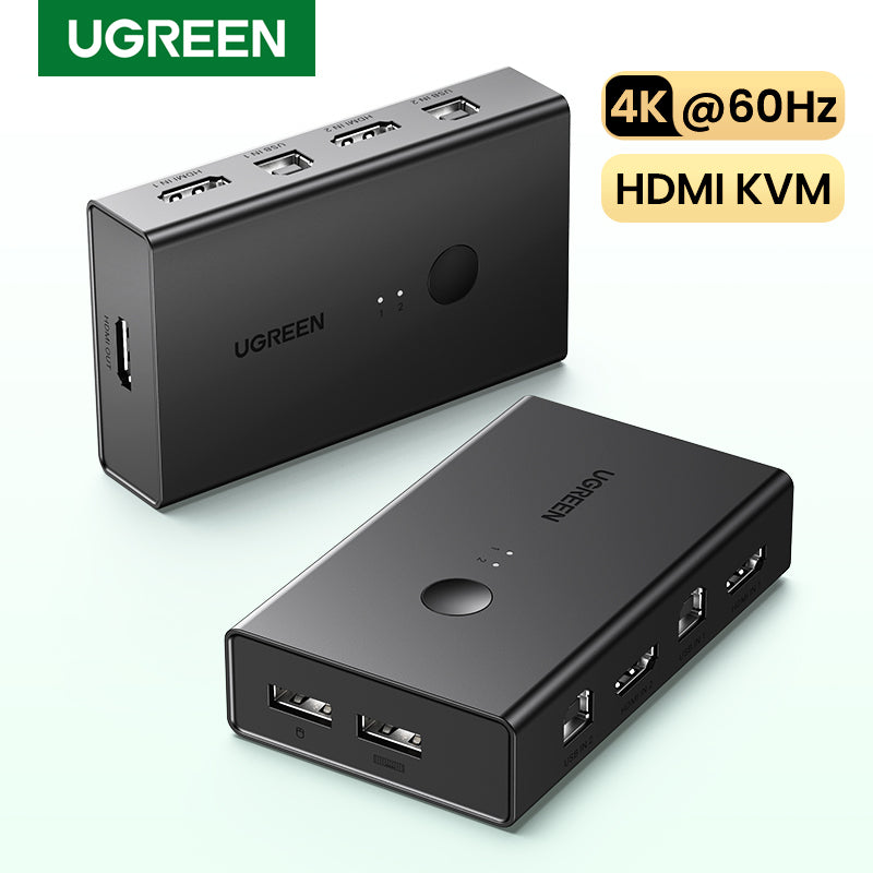 UGreen 2-Port HDMI KVM Switch Box